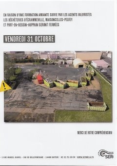 3 DECHETERIE FERMEES LE 31 OCTOBRE